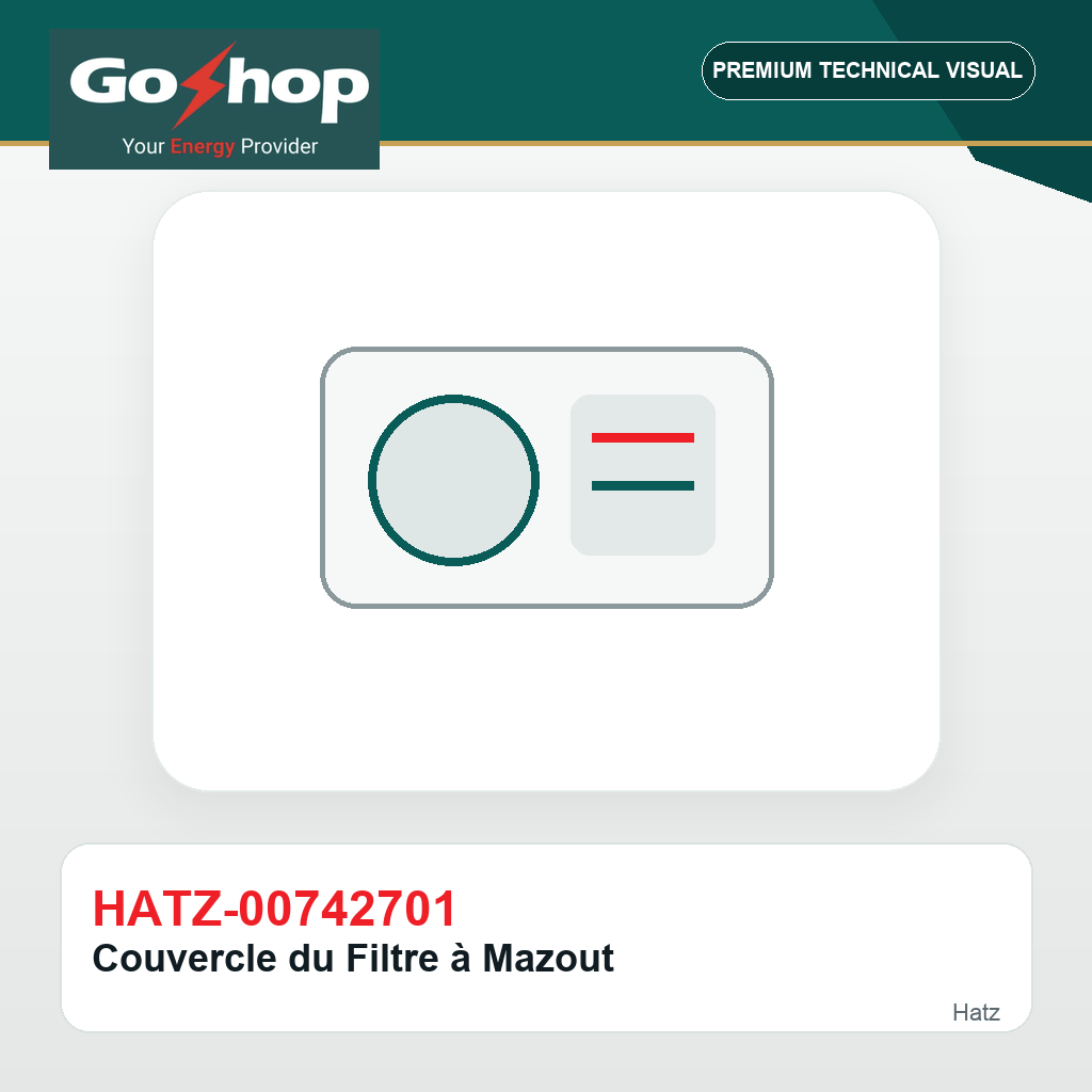 Couvercle du Filtre à Mazout
