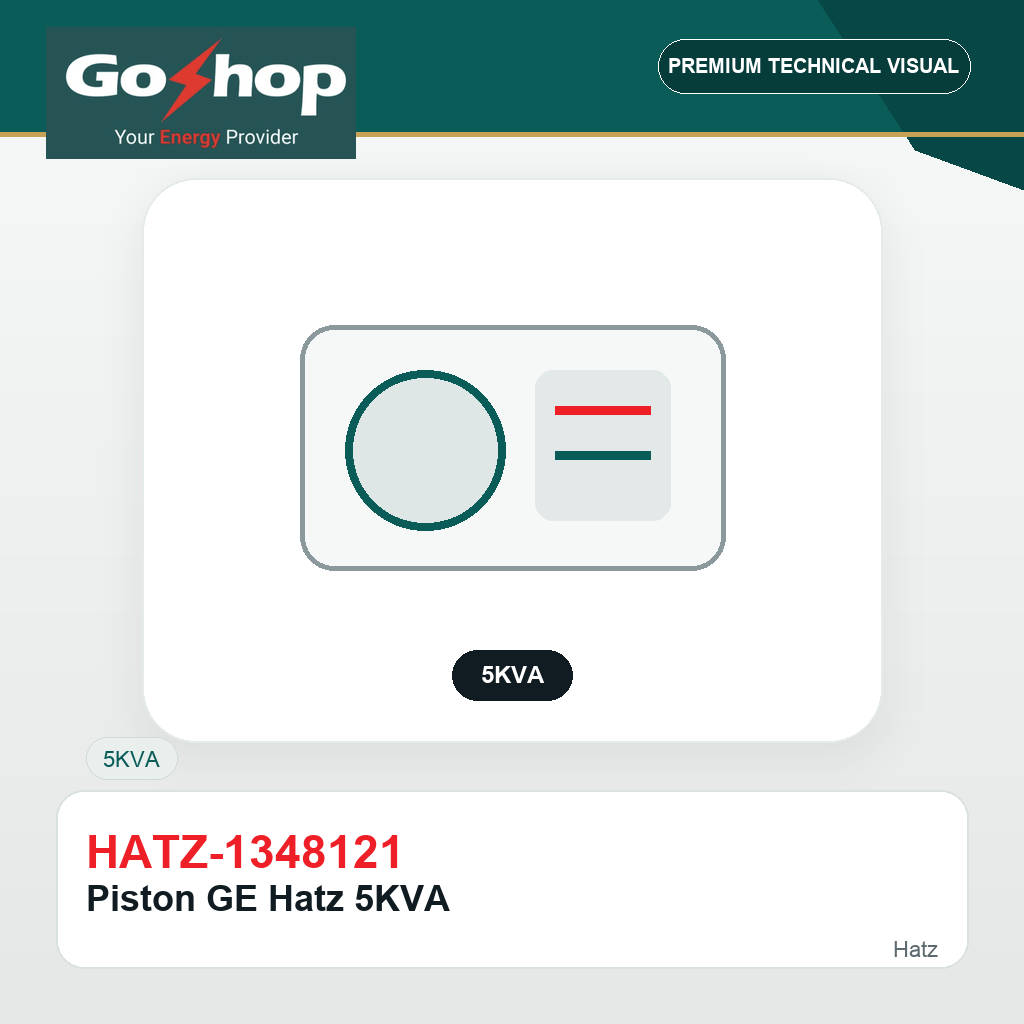 Piston GE Hatz 5KVA