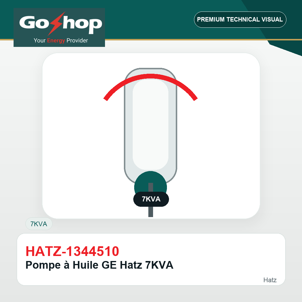 Pompe à Huile GE Hatz 7KVA