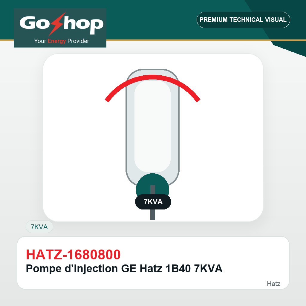 Pompe d'Injection GE Hatz 1B40 7KVA