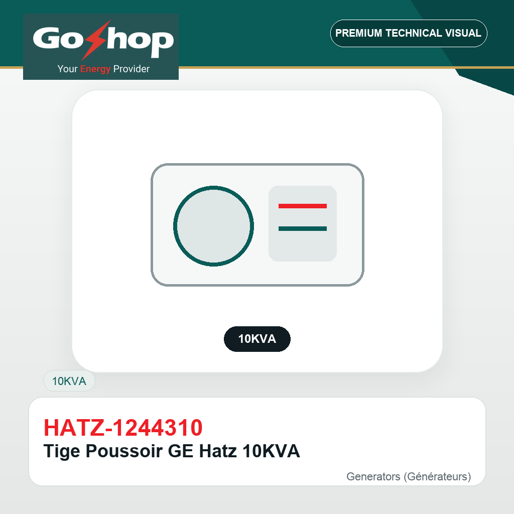 Tige Poussoir GE Hatz 10KVA