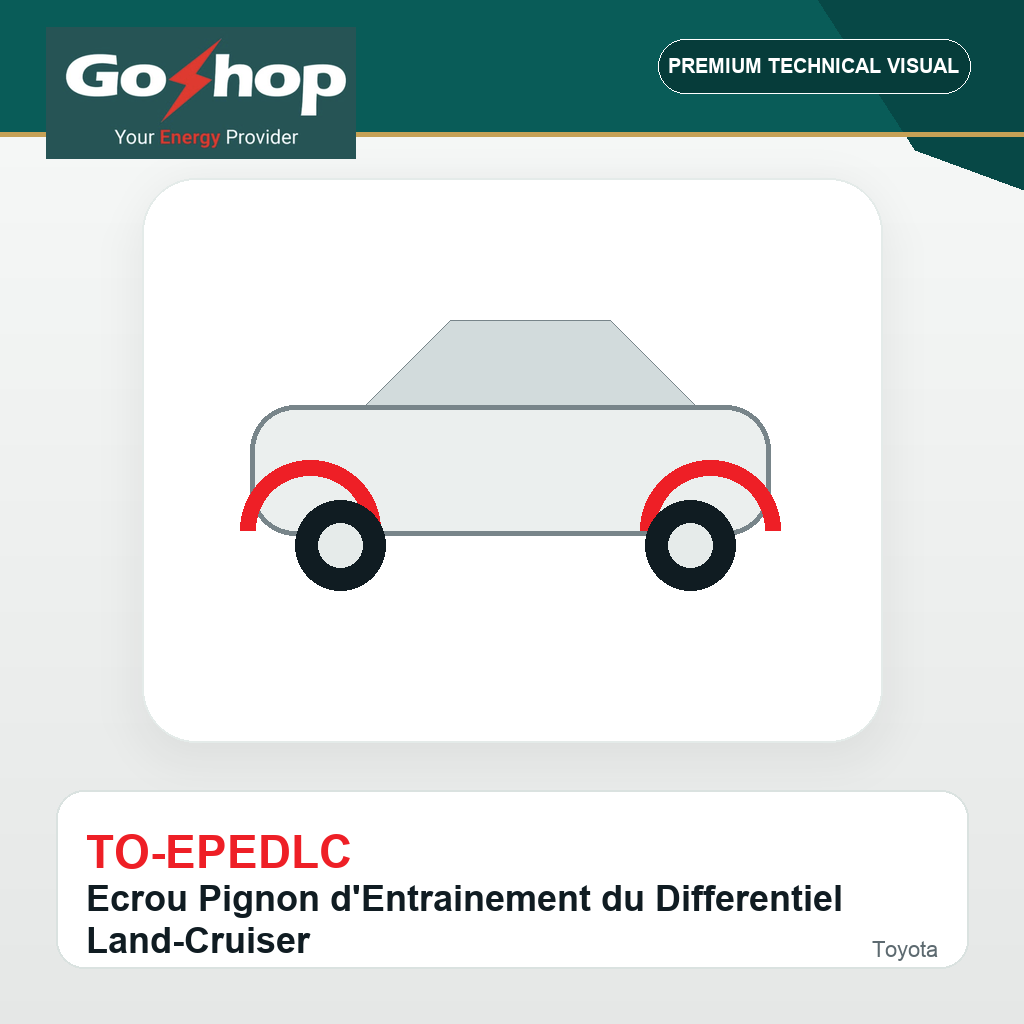 Ecrou Pignon d'Entrainement du Differentiel Land-Cruiser