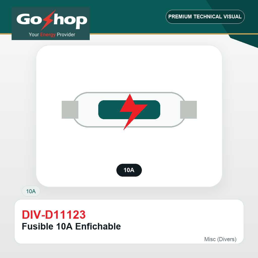 Fusible 10A Enfichable