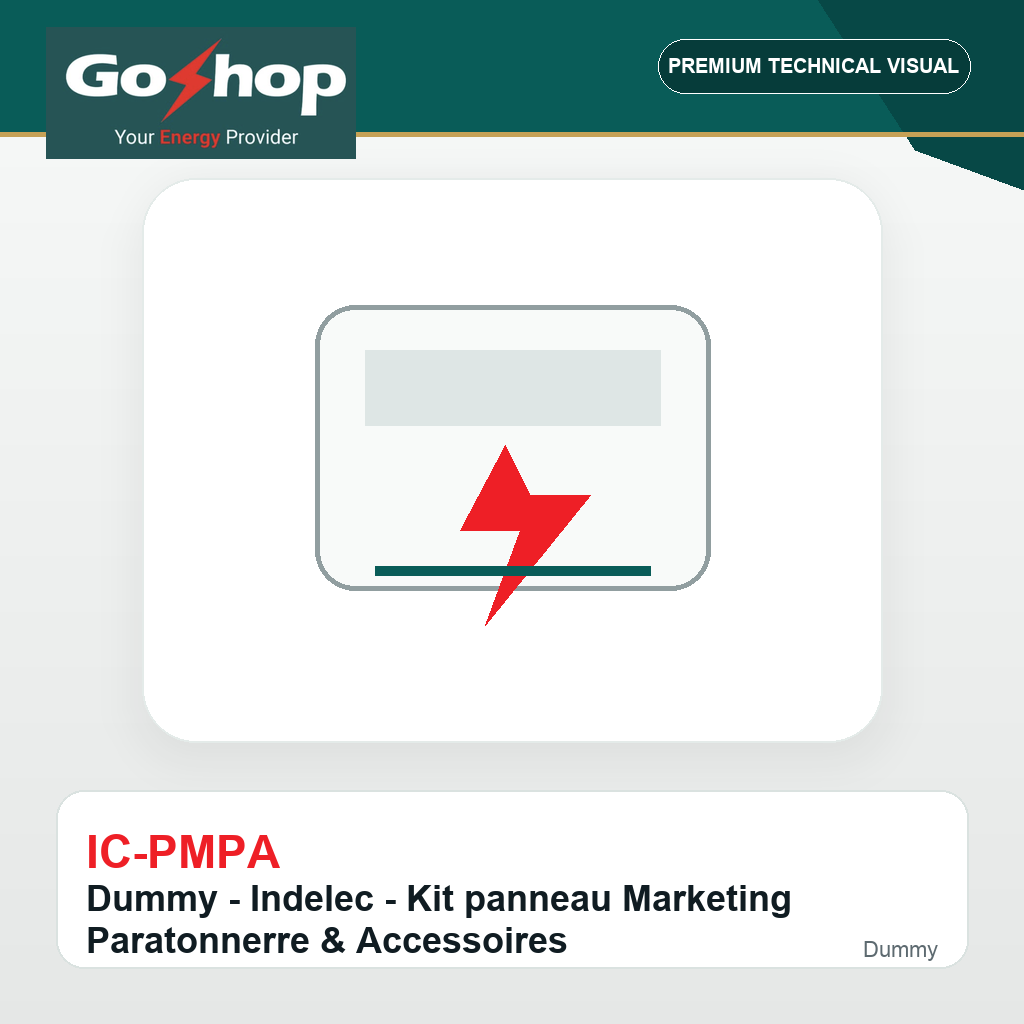 Dummy - Indelec - Kit panneau Marketing Paratonnerre & Accessoires