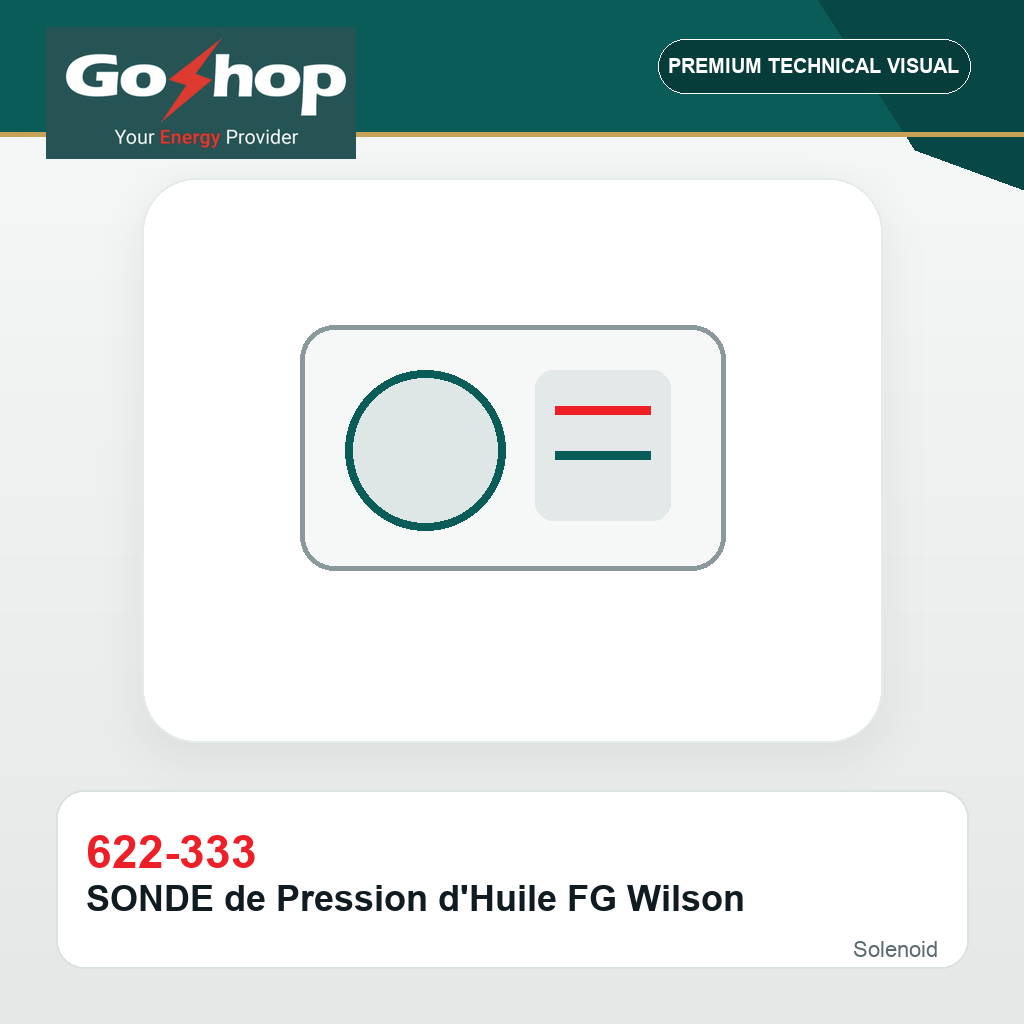 SONDE de Pression d'Huile FG Wilson