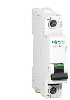 SCHNEIDER - Electric Circuit Breaker C60H-DC 250VDC 30A 1P C