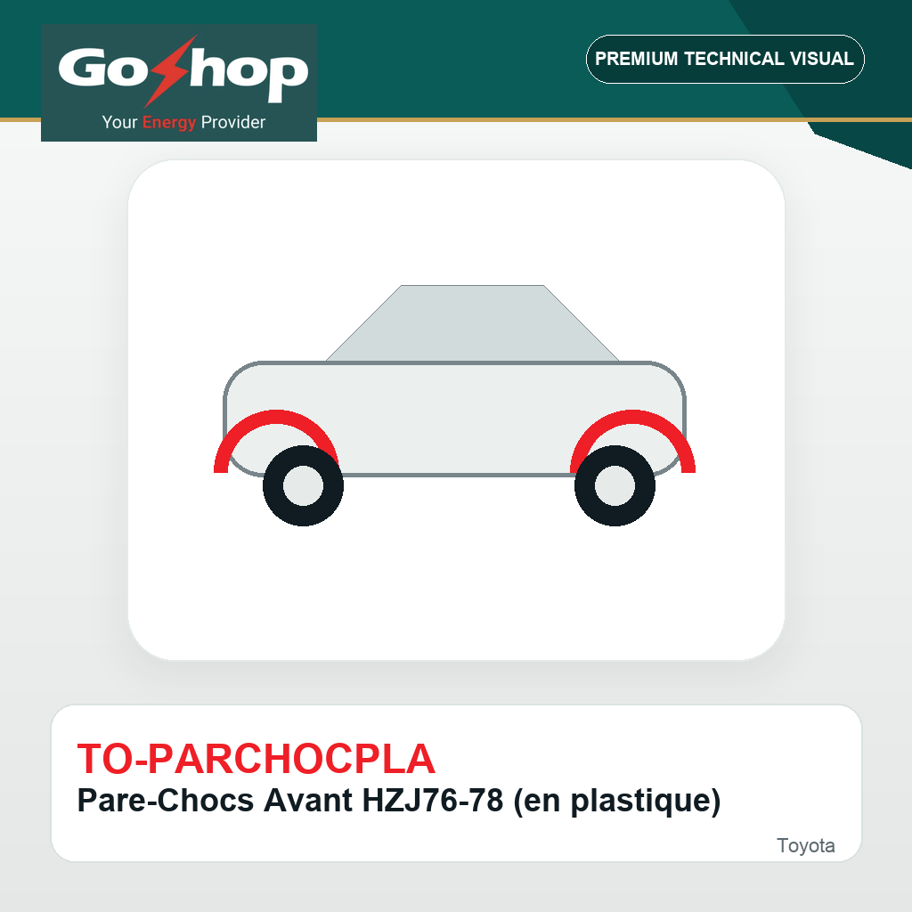Pare-Chocs Avant HZJ76-78 (en plastique)