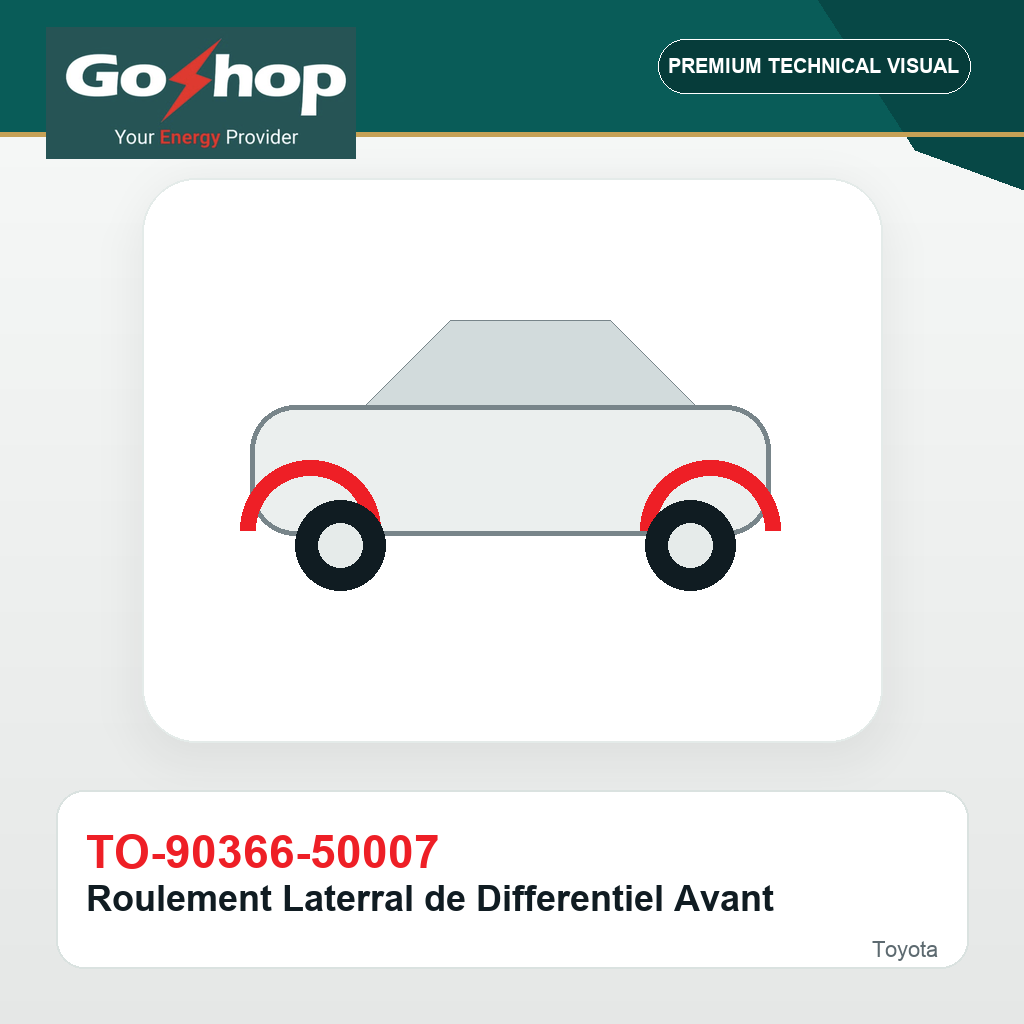 Roulement Laterral de Differentiel Avant