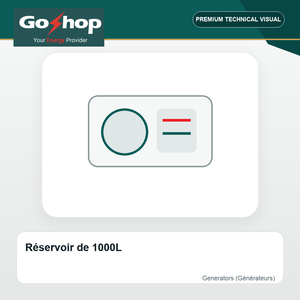 Réservoir de 1000L