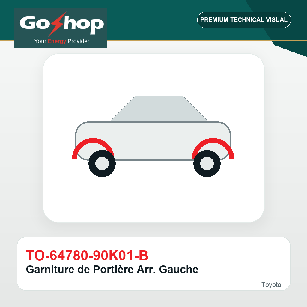 Garniture de Portière Arr. Gauche