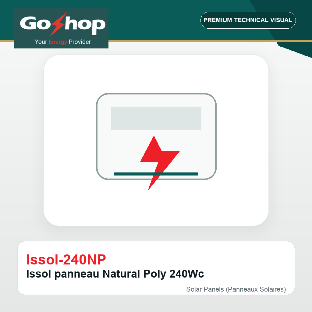 Issol panneau Natural Poly 240Wc