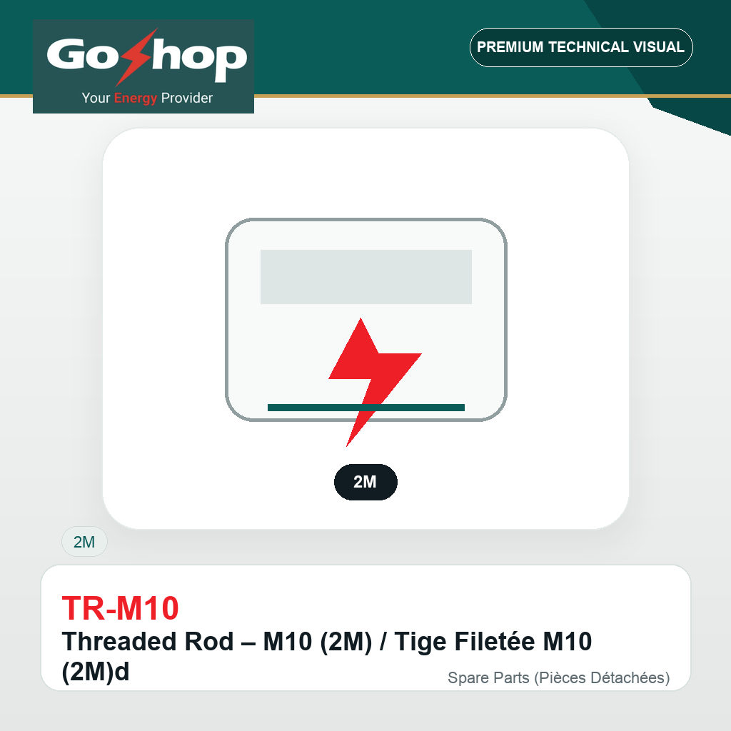 Threaded Rod – M10  (2M) / Tige Filetée M10 (2M)d