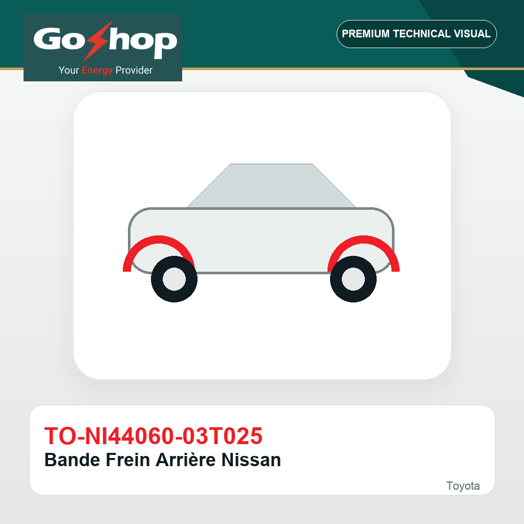 Bande Frein Arrière Nissan