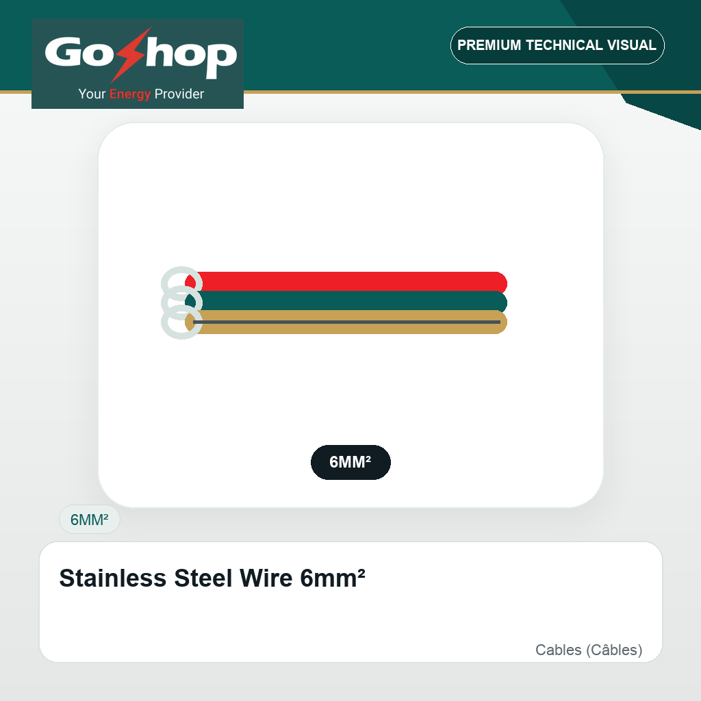 Stainless Steel Wire 6mm²
