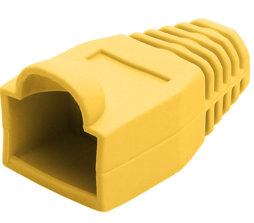 Dust Cover RJ45 Yellow