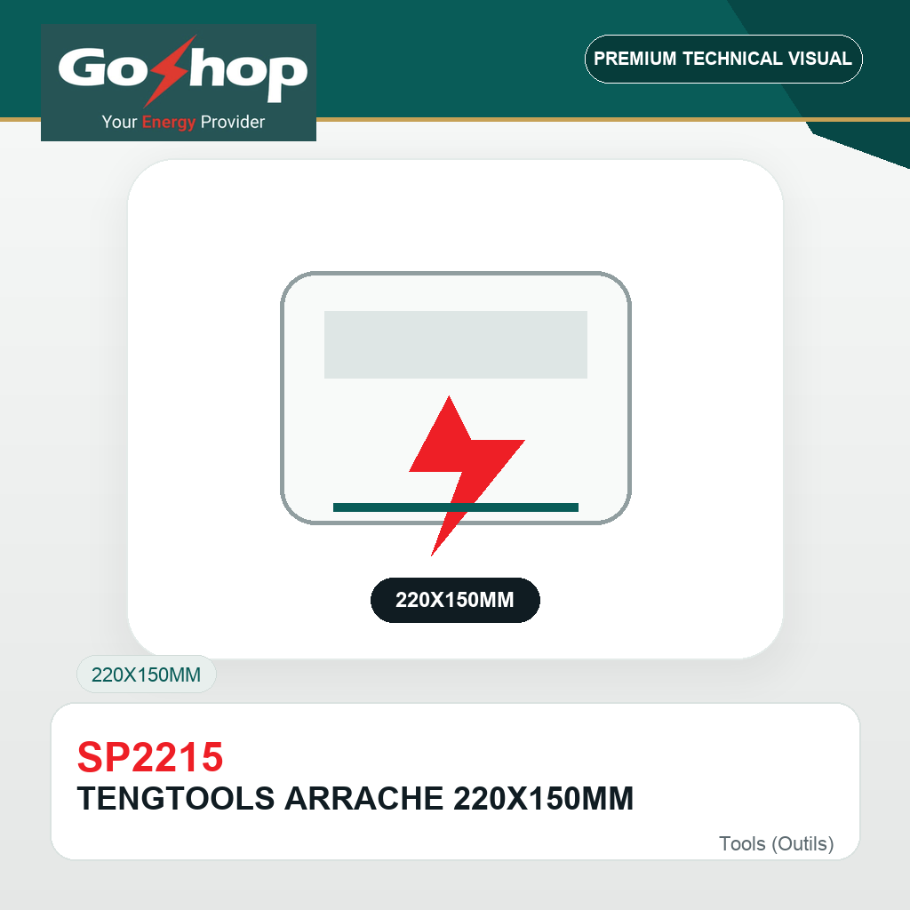 TENGTOOLS ARRACHE 220X150MM