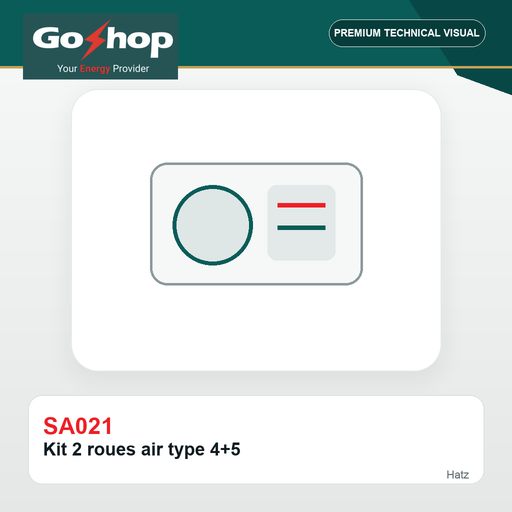 [SA021] Kit 2 roues air type 4+5