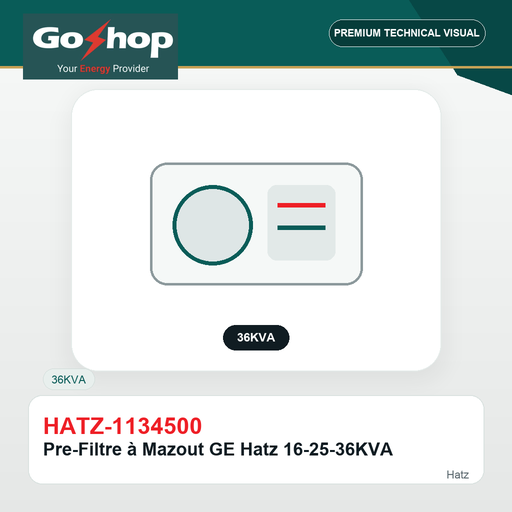 [HATZ-1134500] Pre-Filtre à Mazout GE Hatz 16-25-36KVA