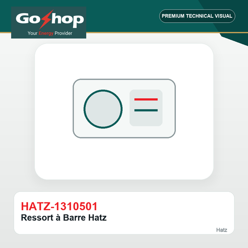 [HATZ-1310501] Ressort à Barre Hatz