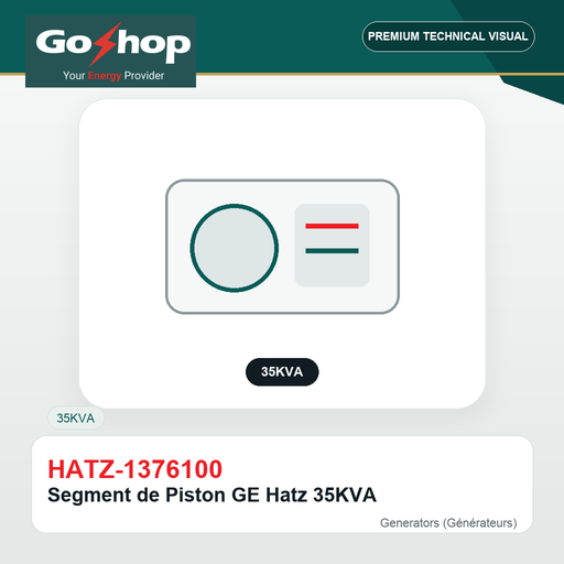 [HATZ-1376100] Segment de Piston GE Hatz 35KVA