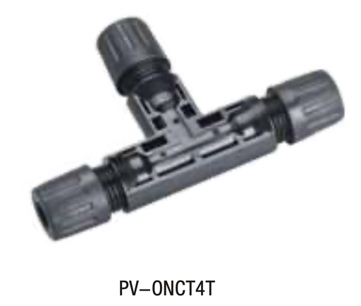 [PV-ONCT4T] GoShop MC4 Connector PV-ONCT4T Branch Connector Female+Male Rated Current:30A Rated voltage:1000V for max.6mm² Cable