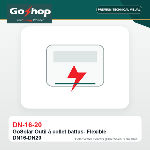 [DN-16-20] GoSolar Outil à collet battus- Flexible DN16-DN20
