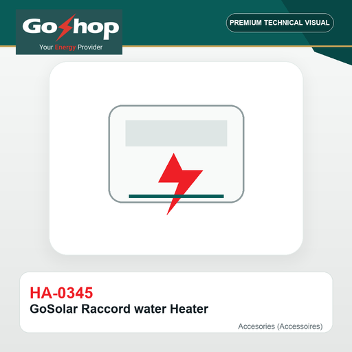 [HA-0345] GoSolar Raccord water Heater