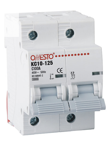 [KC10-100 2P] Disjoncteur MCB-Miniature Circuit Breaker (0.5-63 A) / 2P 