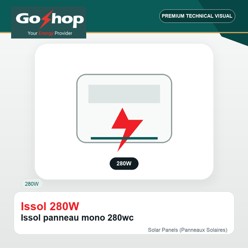 [Issol 280W] Issol panneau mono 280wc